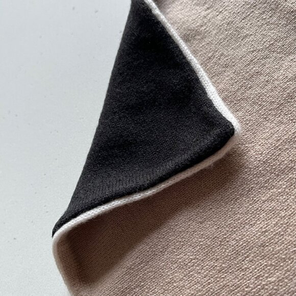 NWT Crate & Barrel Bardot 20" Recycled Cashmere and Wool Ink Black Pillow Cover - Picture 9 of 9